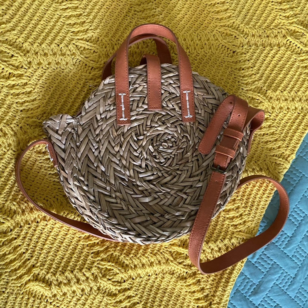 Universal Thread Goods Straw Handbag - image 3